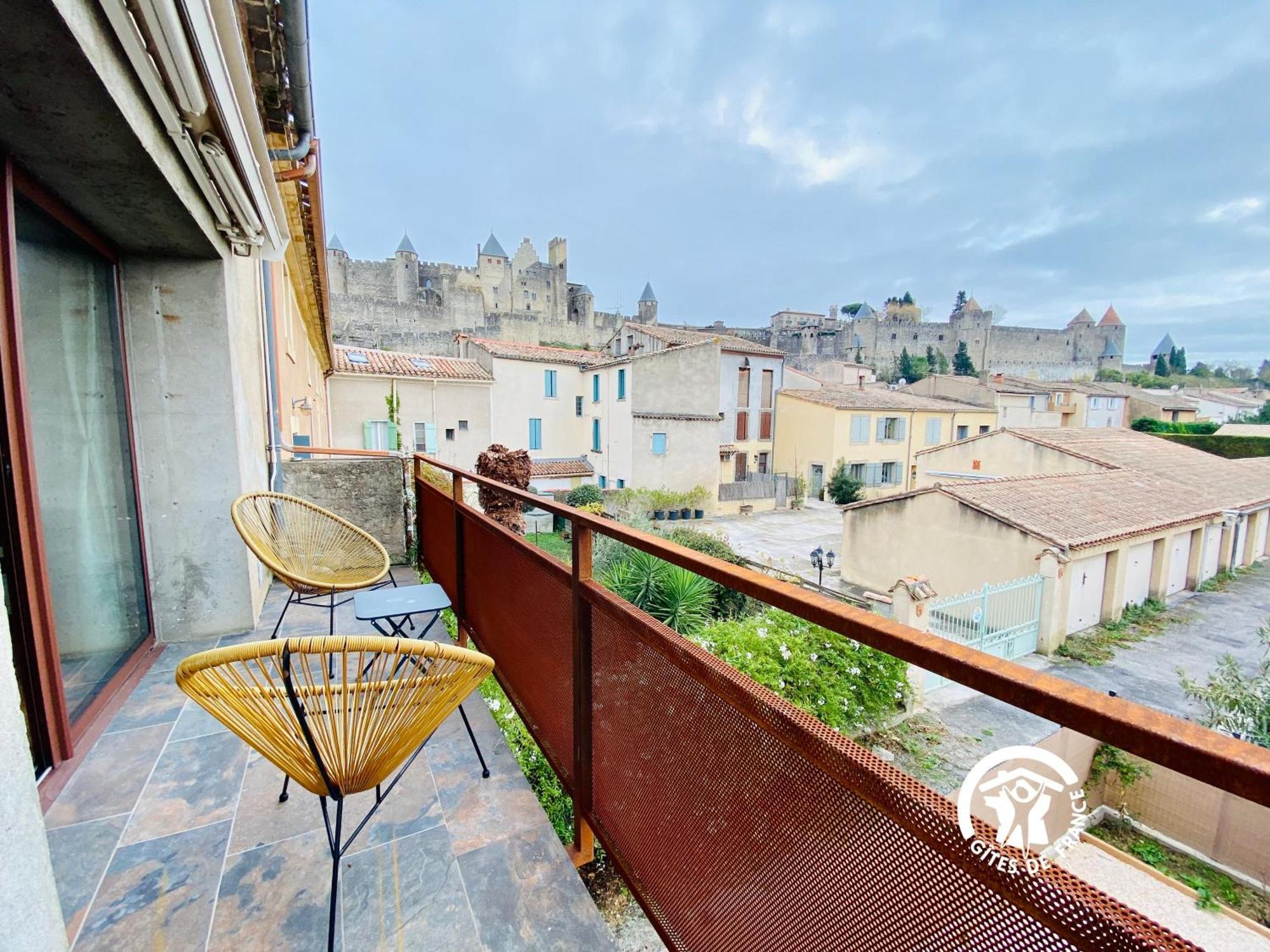 Loft Cocon Climatise - Imprenable Vue Sur Le Chateau Comtal